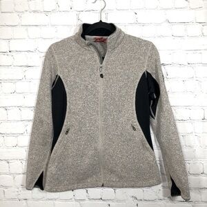 Eastern Mountain Sports Beige Full Zip Jacket